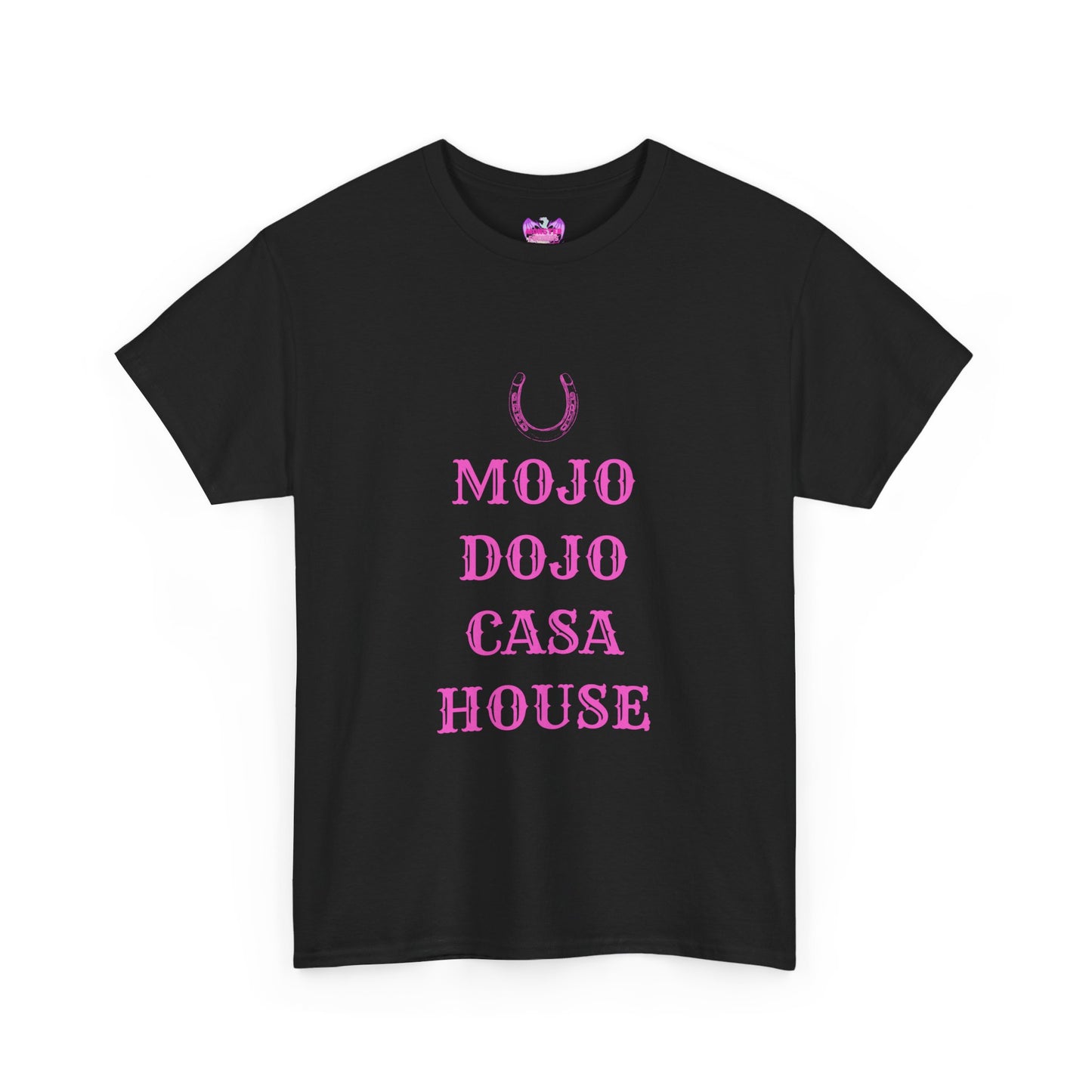 Mojo Dojo Casa House PINK Unisex Heavy Cotton Tee GILDAN