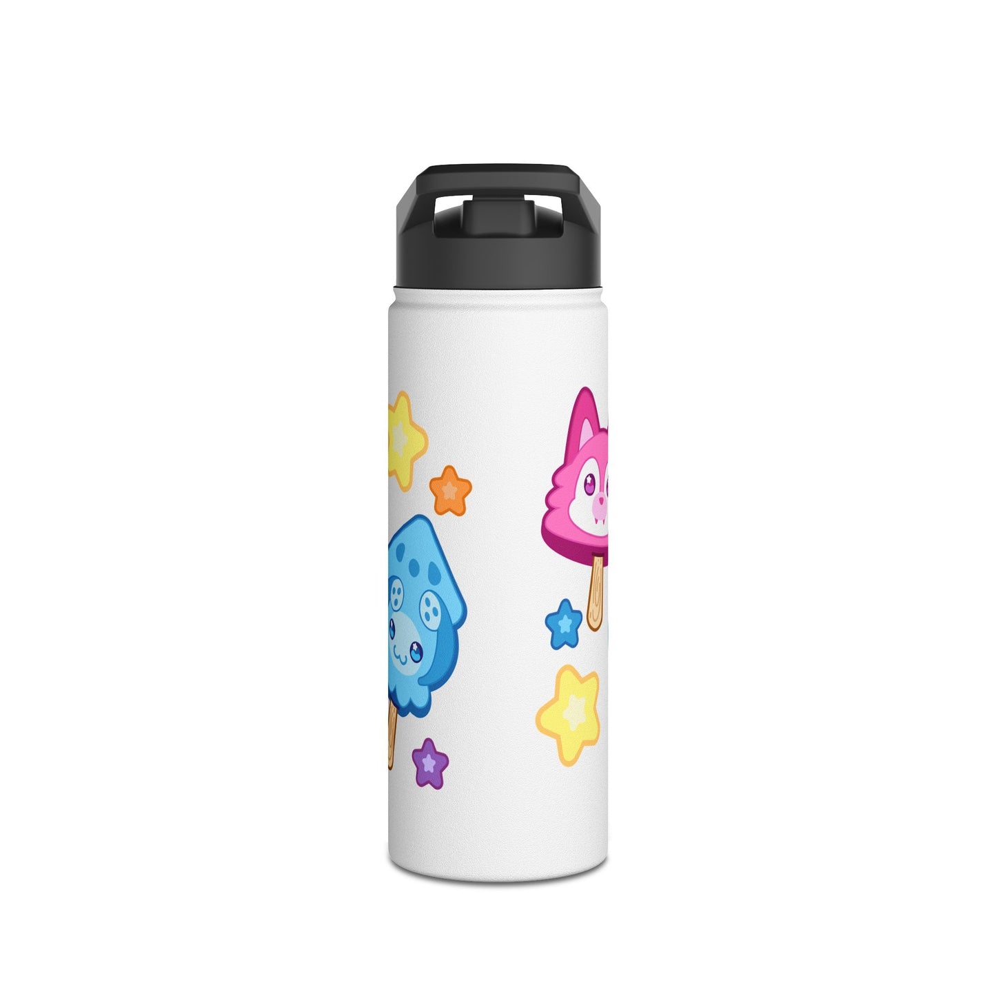 Monster Treats Stainless Steel Water Bottle, Standard Lid