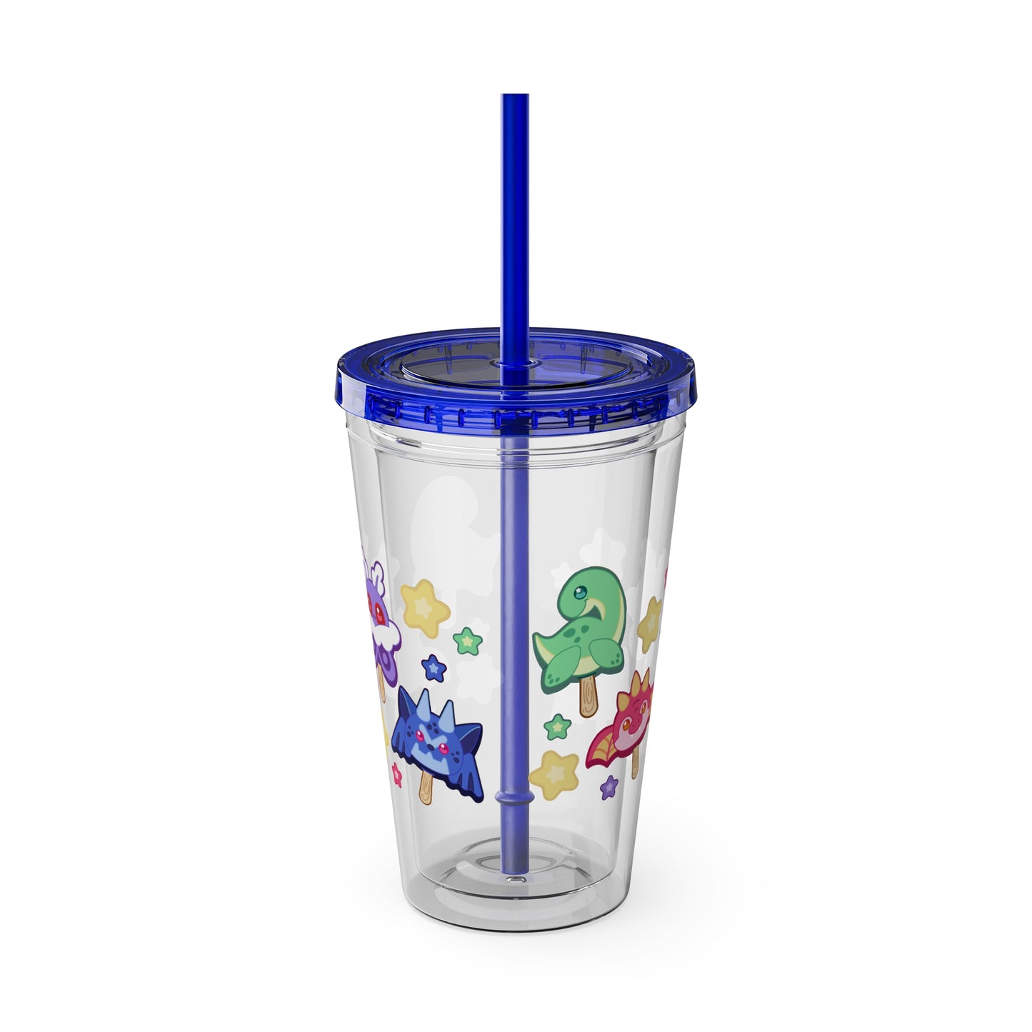Monster Treats 2 Sunsplash Tumbler with Straw, 16oz