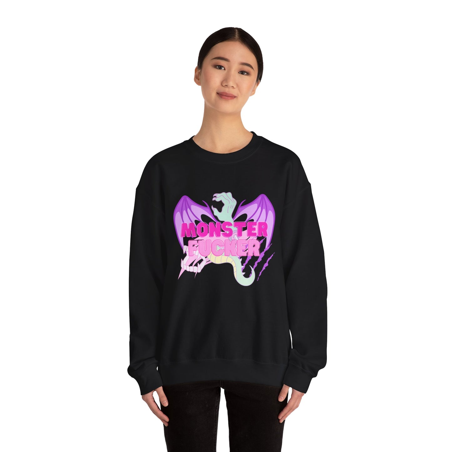 Monster Fucker Unisex Heavy Blend™ Crewneck Sweatshirt