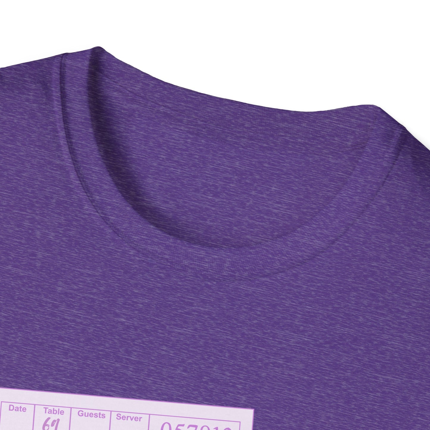 Guest Check Purple Unisex Softstyle T-Shirt