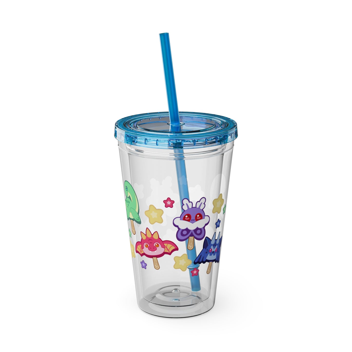 Monster Treats 2 Sunsplash Tumbler with Straw, 16oz