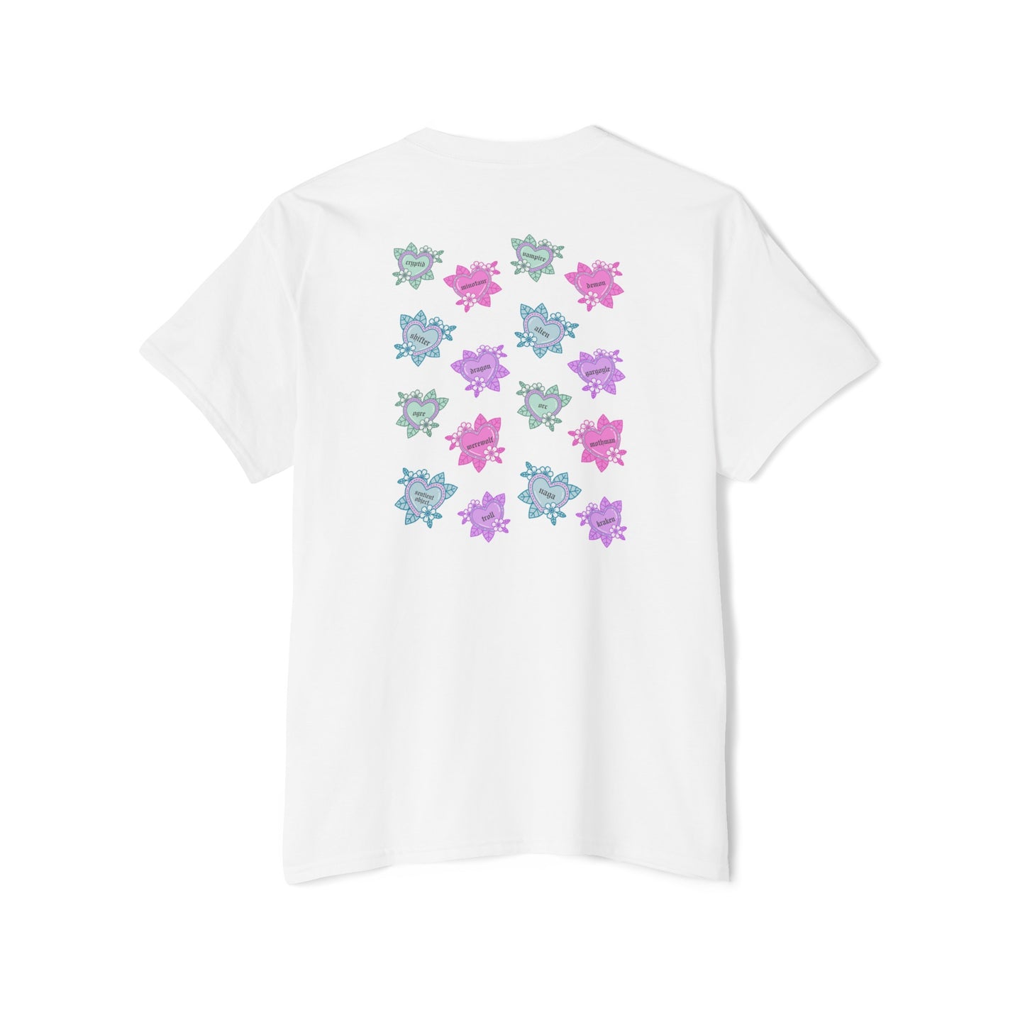 Tattoo Monster Hearts Unisex Heavy Cotton Pocket Tee