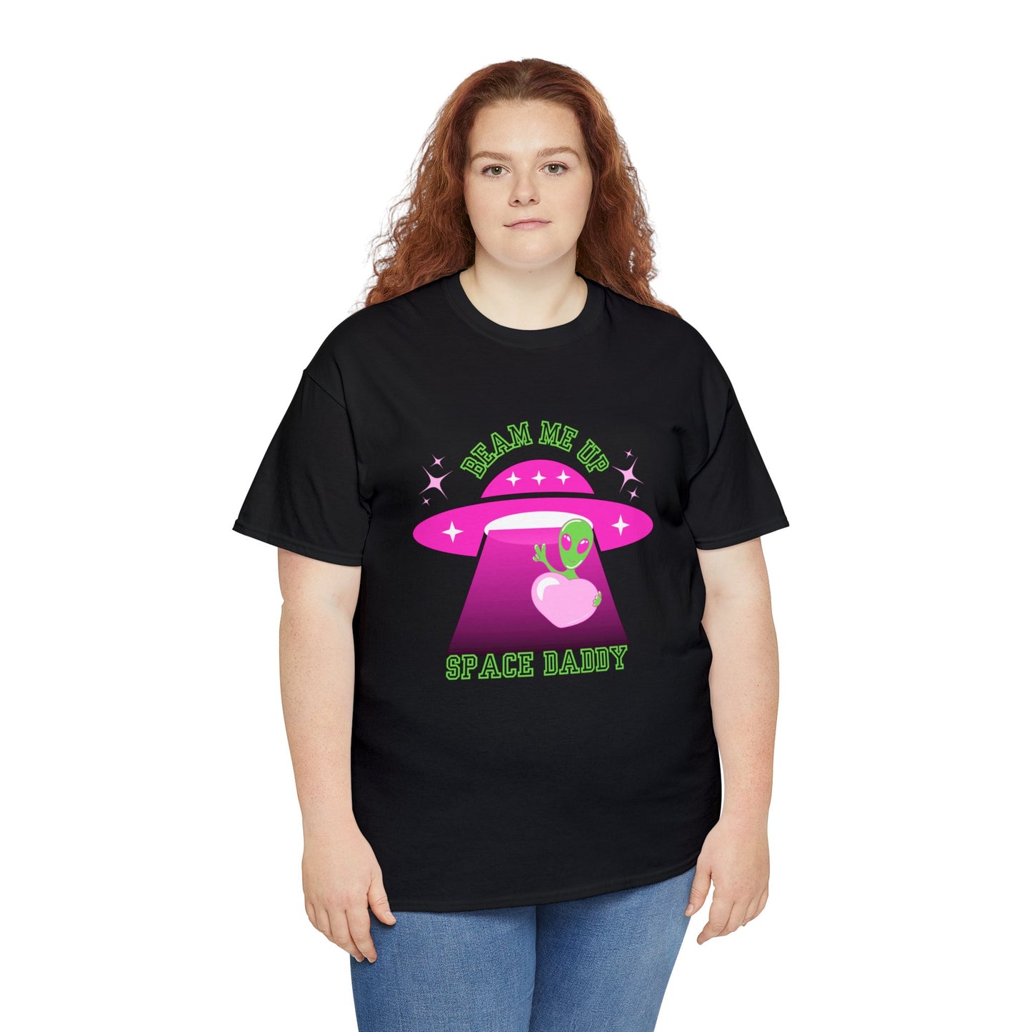 Space Daddy Unisex Heavy Cotton Tee