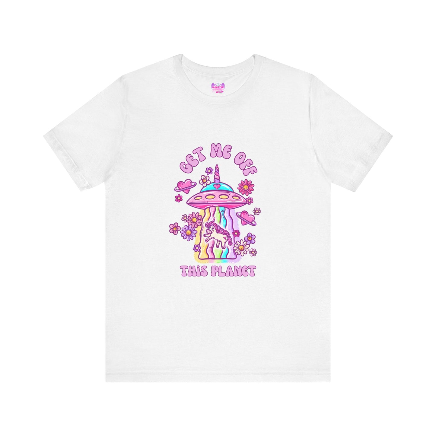 Get Me Off This Planet Unisex Jersey Short Sleeve Tee