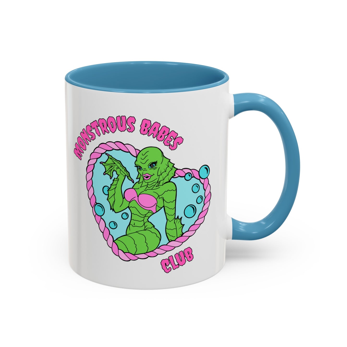 Monstrous Babes Club Lagoona Accent Coffee Mug (11, 15oz)