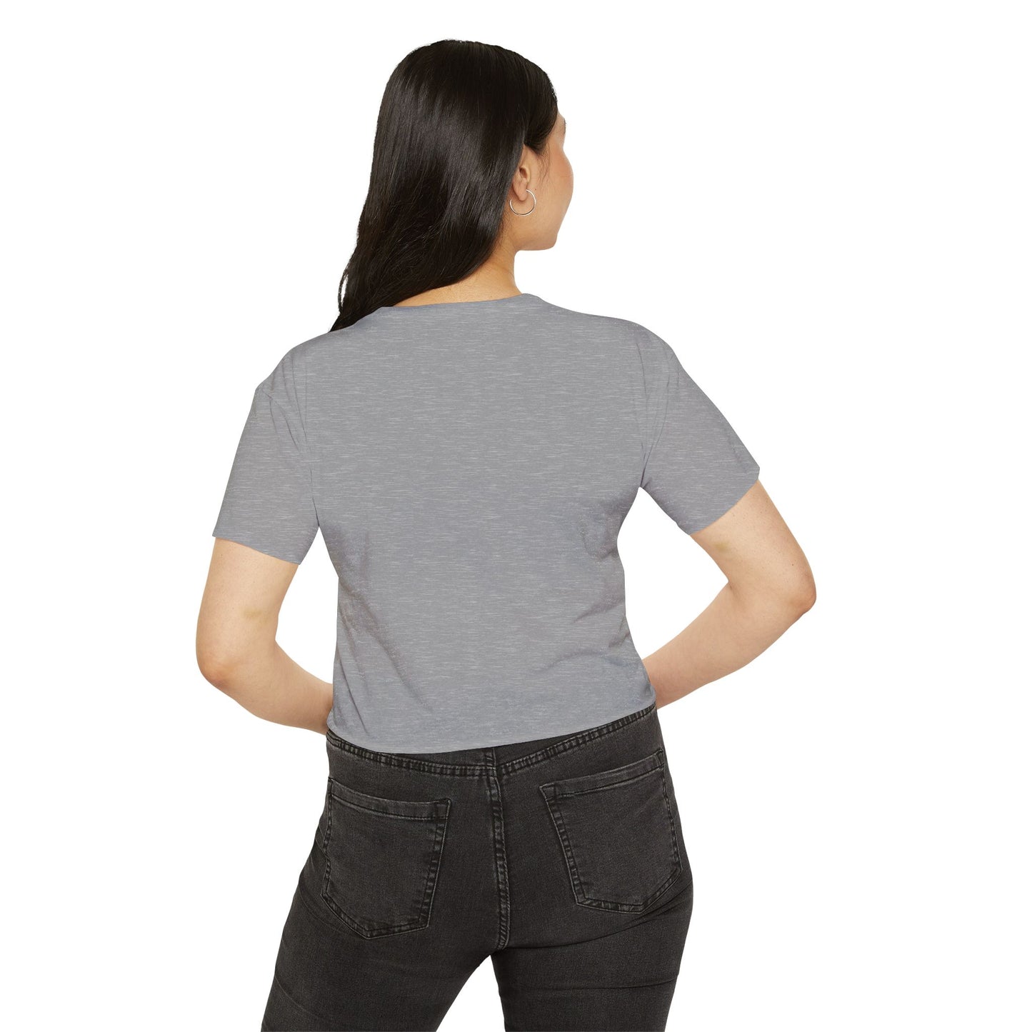 Candy Hearts Tropes Women's Festival Crop Top
