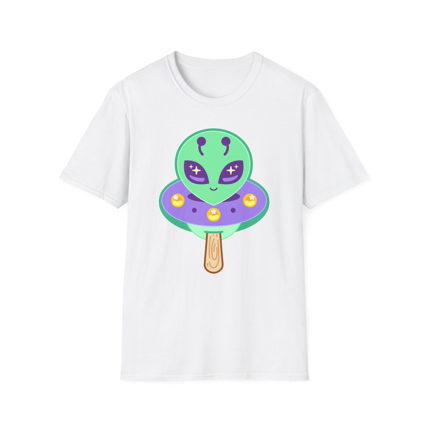 Monster Treat Alien Unisex Softstyle T-Shirt