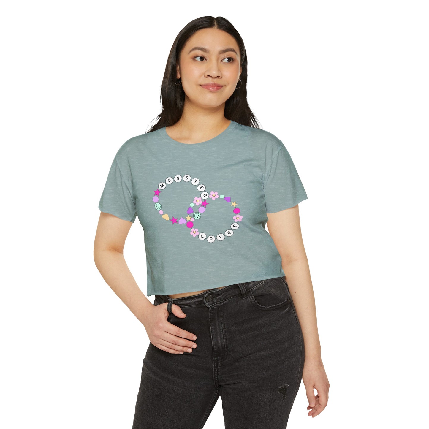 Friendship Bracelet Women's Festival Crop Top