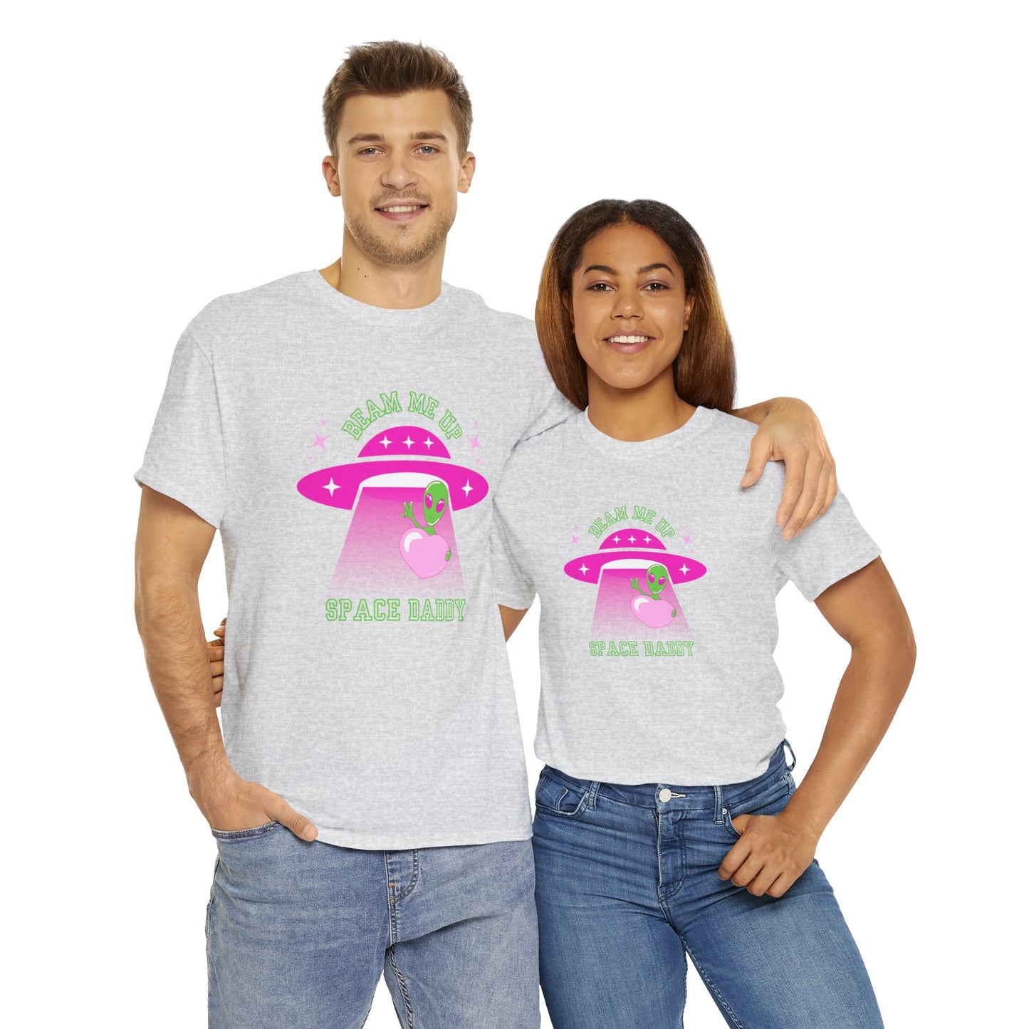 Space Daddy Unisex Heavy Cotton Tee