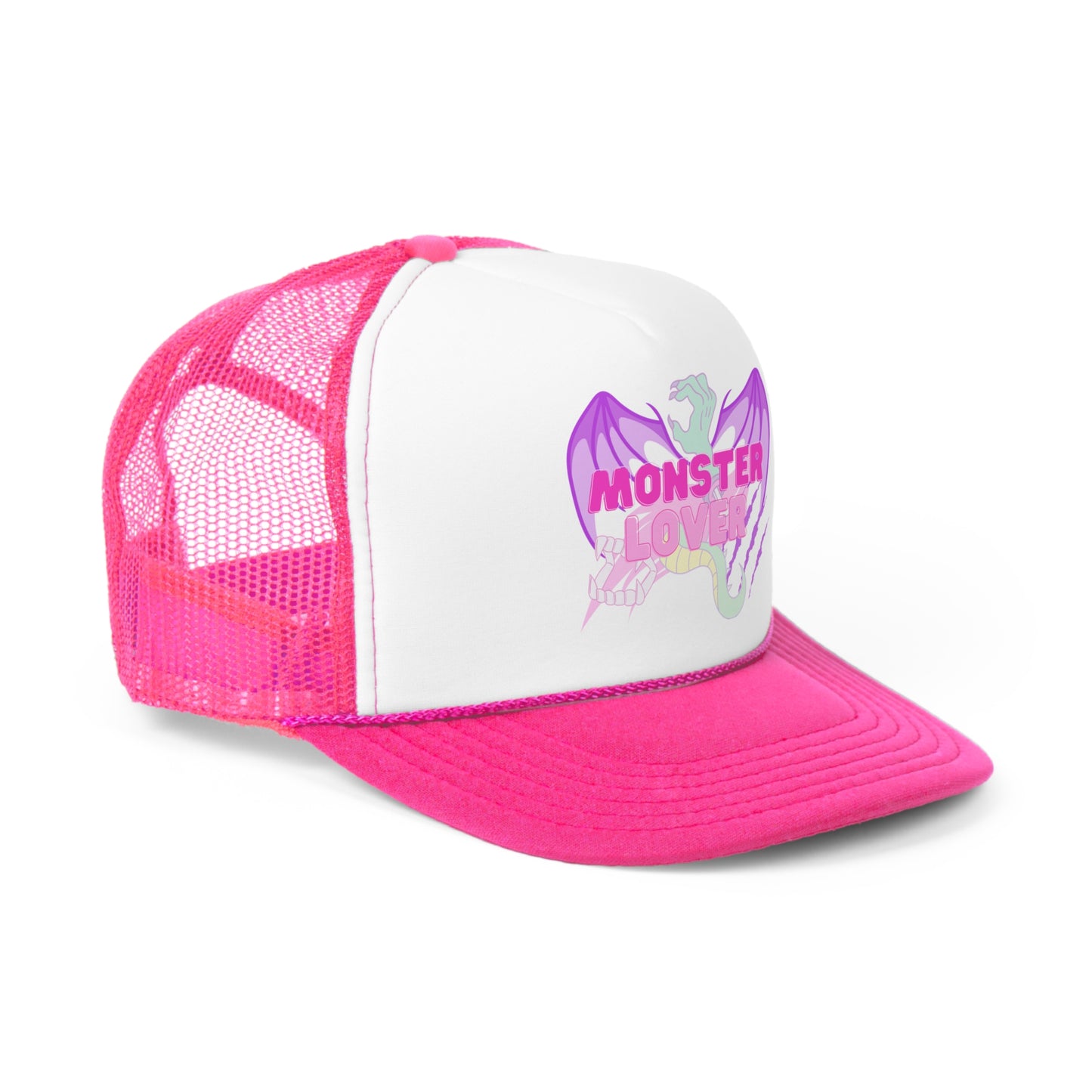Monster Lover Trucker Caps