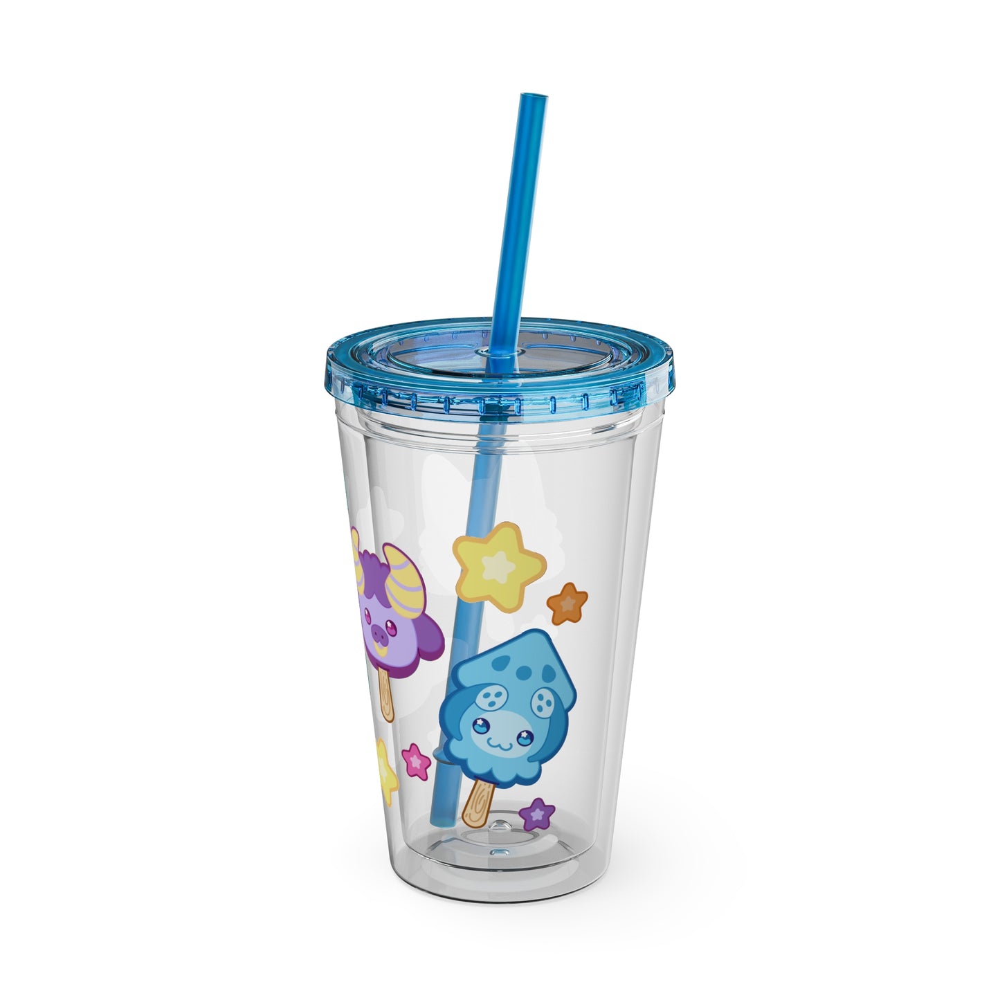Monster Treats Sunsplash Tumbler with Straw, 16oz