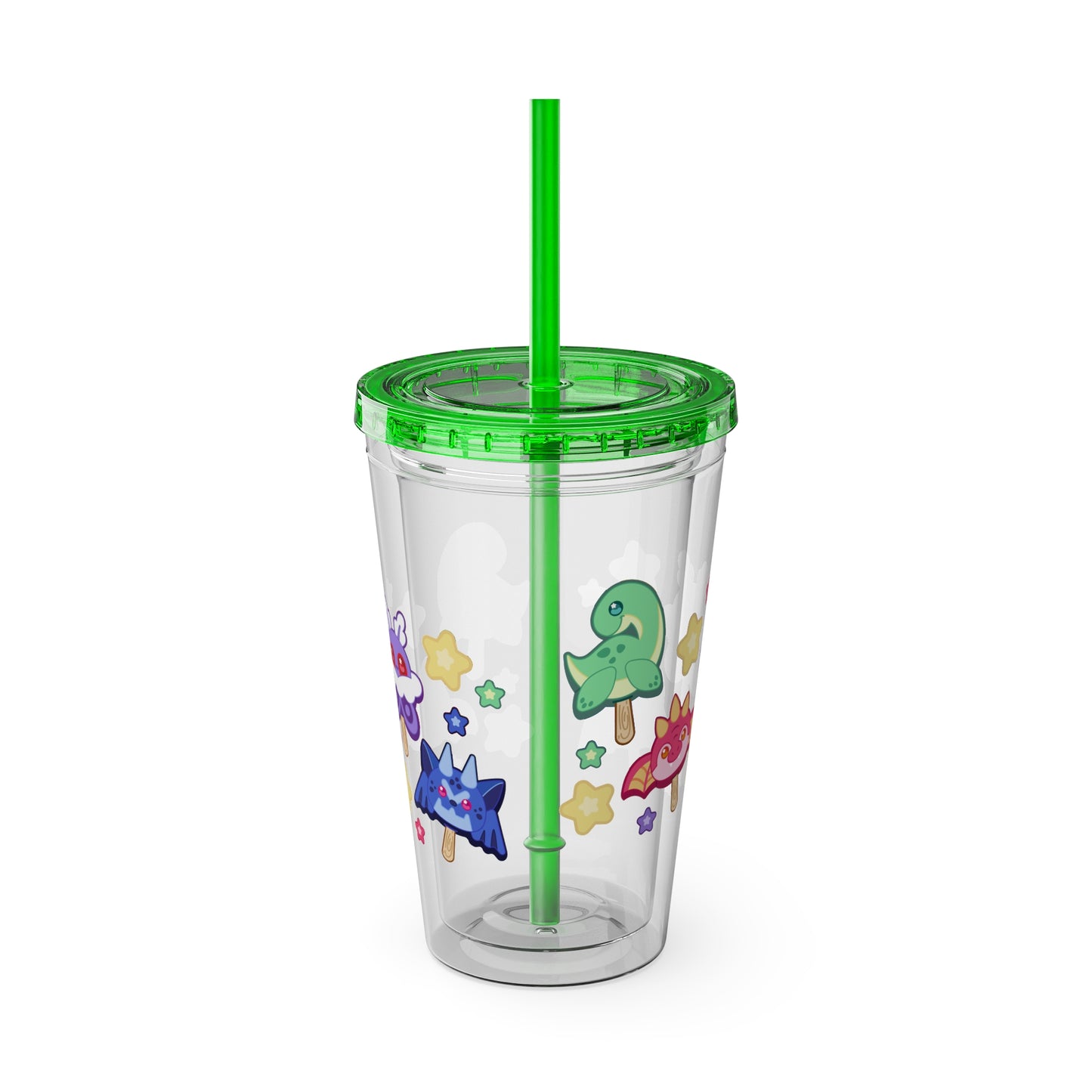 Monster Treats 2 Sunsplash Tumbler with Straw, 16oz