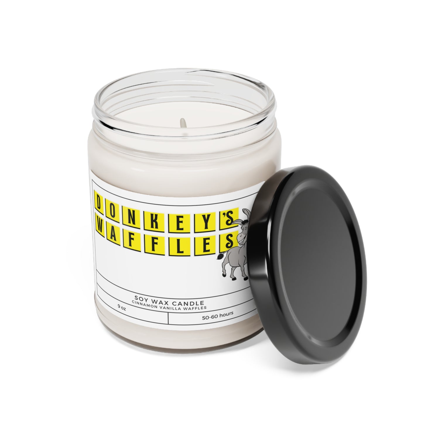 Donkey's Waffles Scented Soy Candle, 9oz