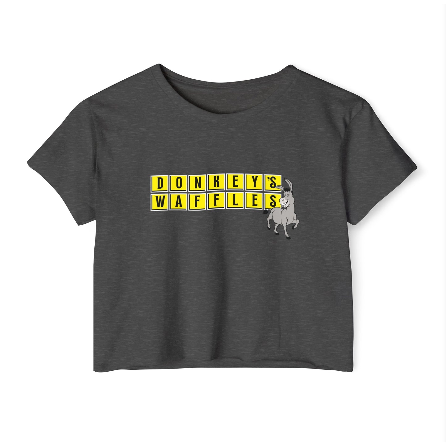 Donkey's Waffles Women's Festival Crop Top