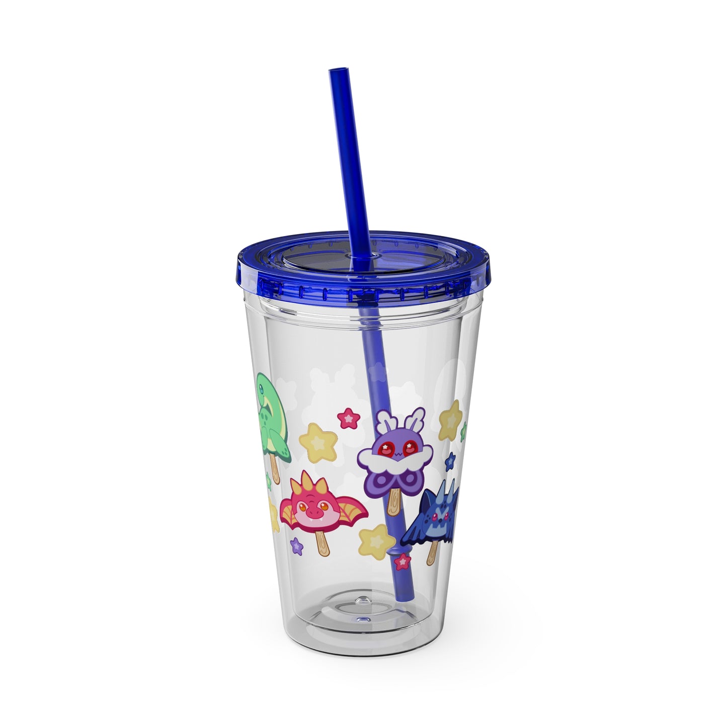 Monster Treats 2 Sunsplash Tumbler with Straw, 16oz