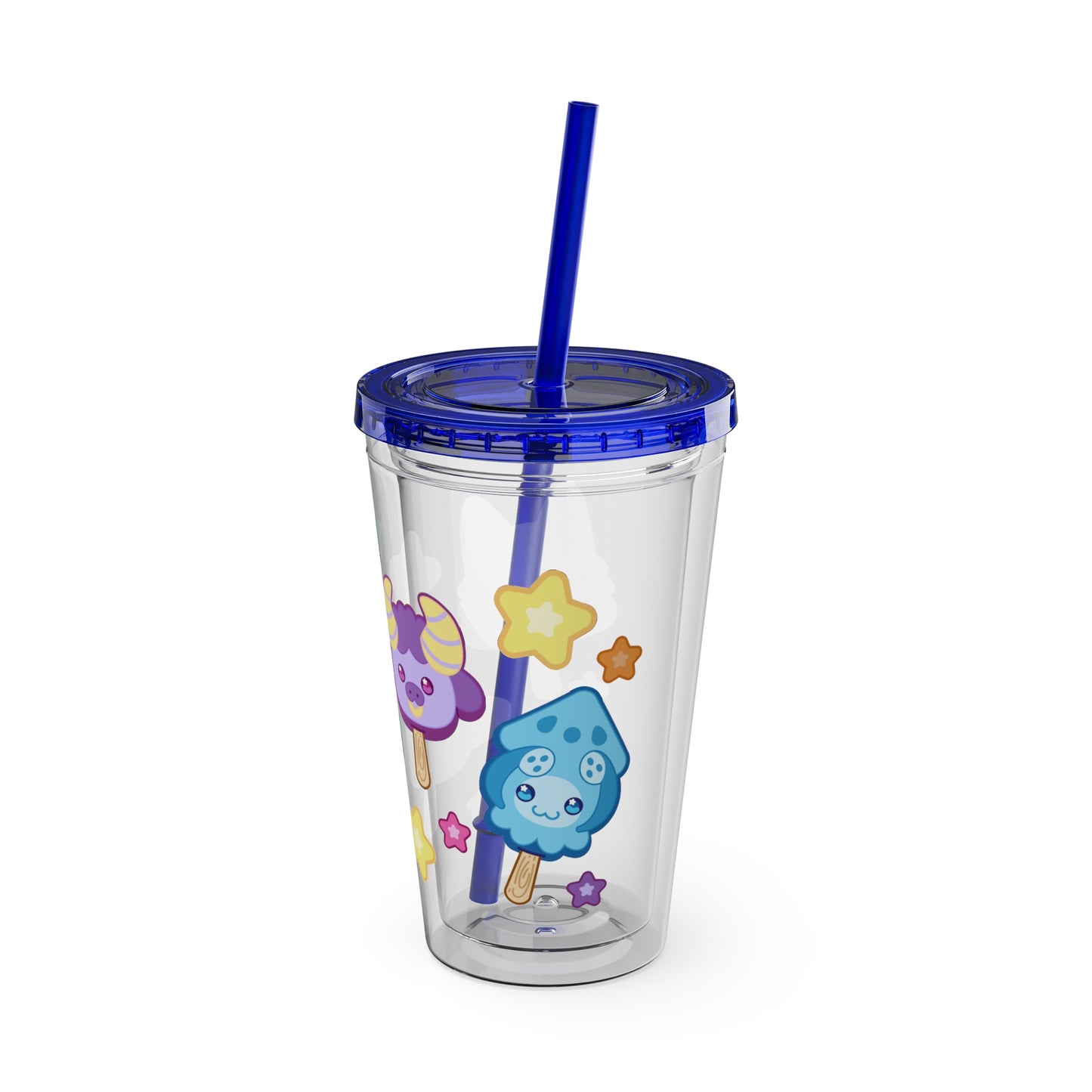 Monster Treats Sunsplash Tumbler with Straw, 16oz
