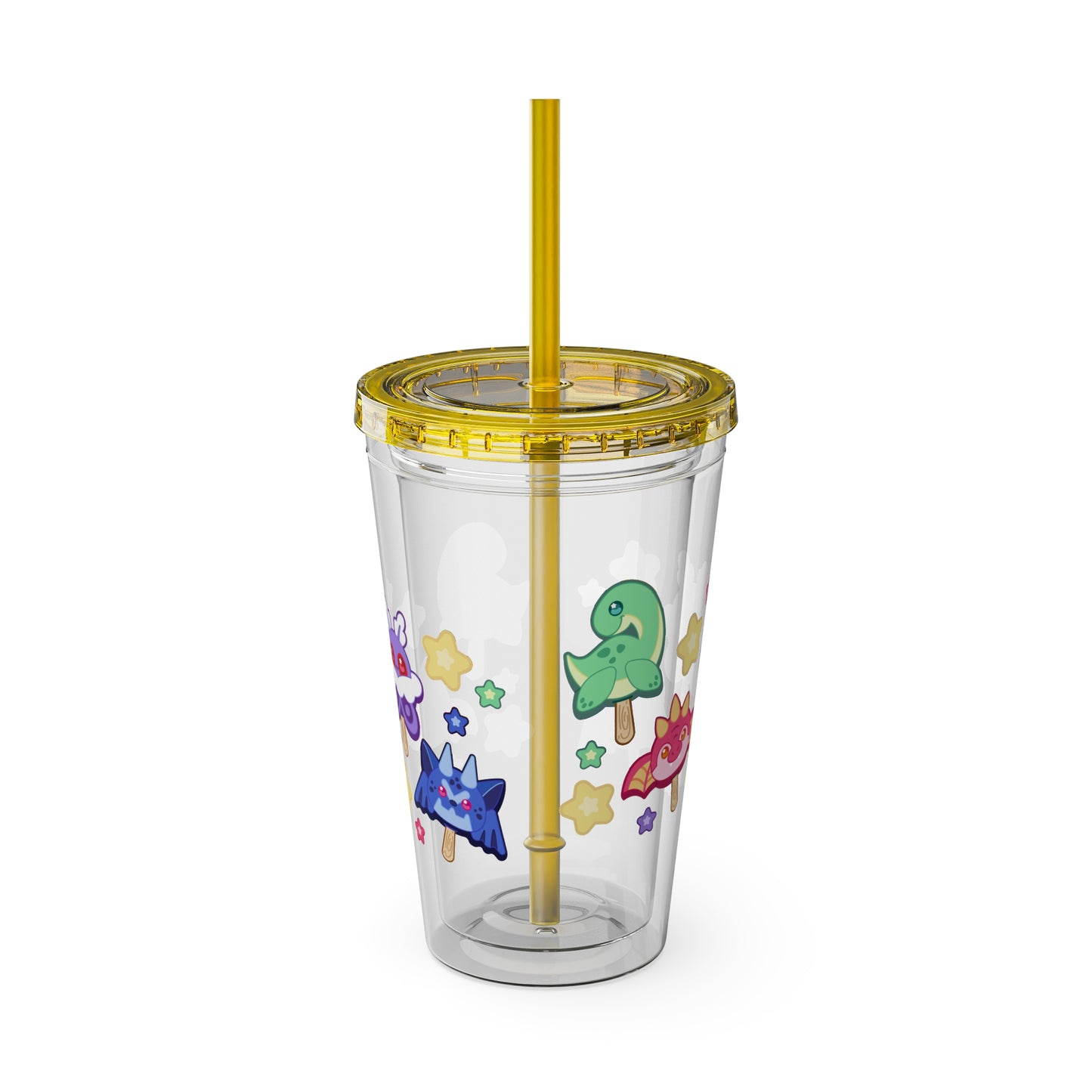 Monster Treats 2 Sunsplash Tumbler with Straw, 16oz