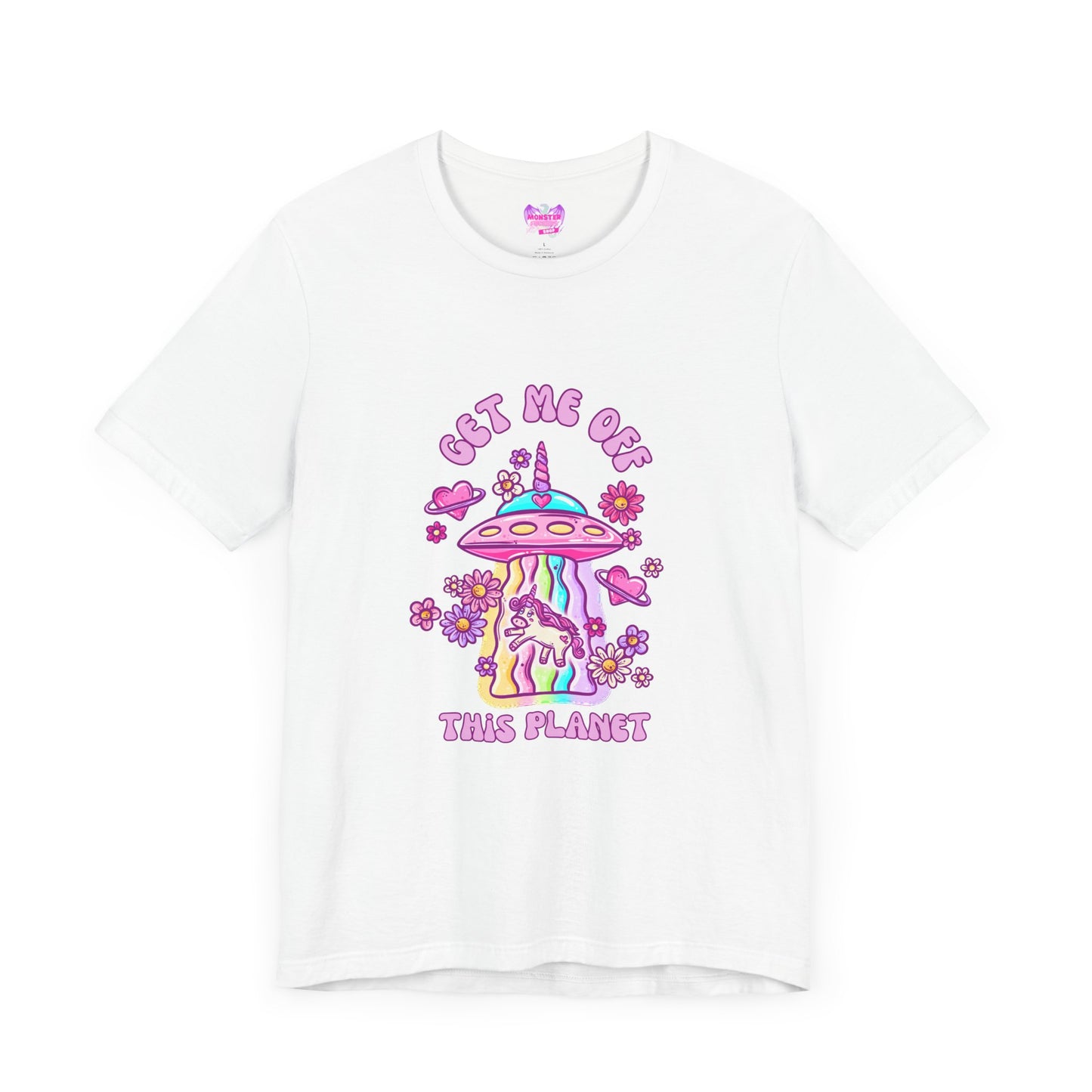 Get Me Off This Planet Unisex Jersey Short Sleeve Tee