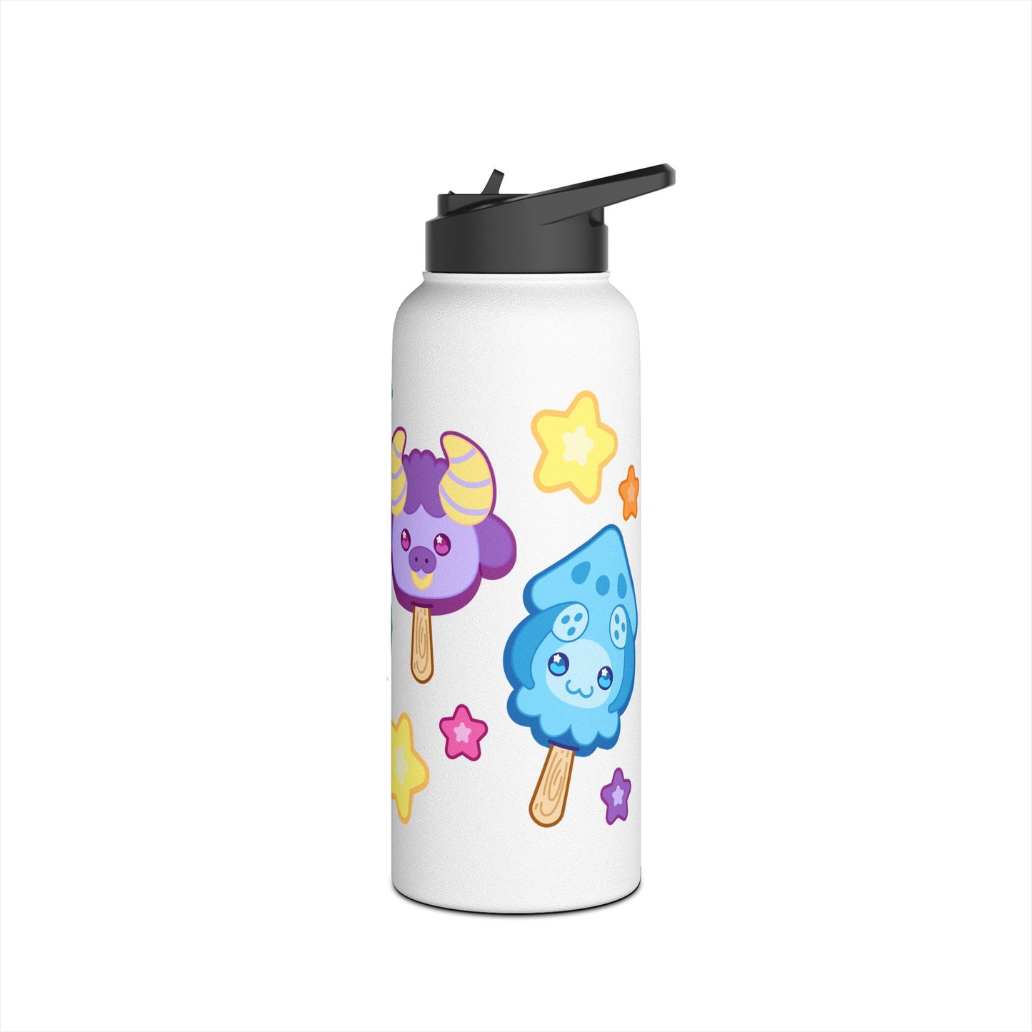 Monster Treats Stainless Steel Water Bottle, Standard Lid