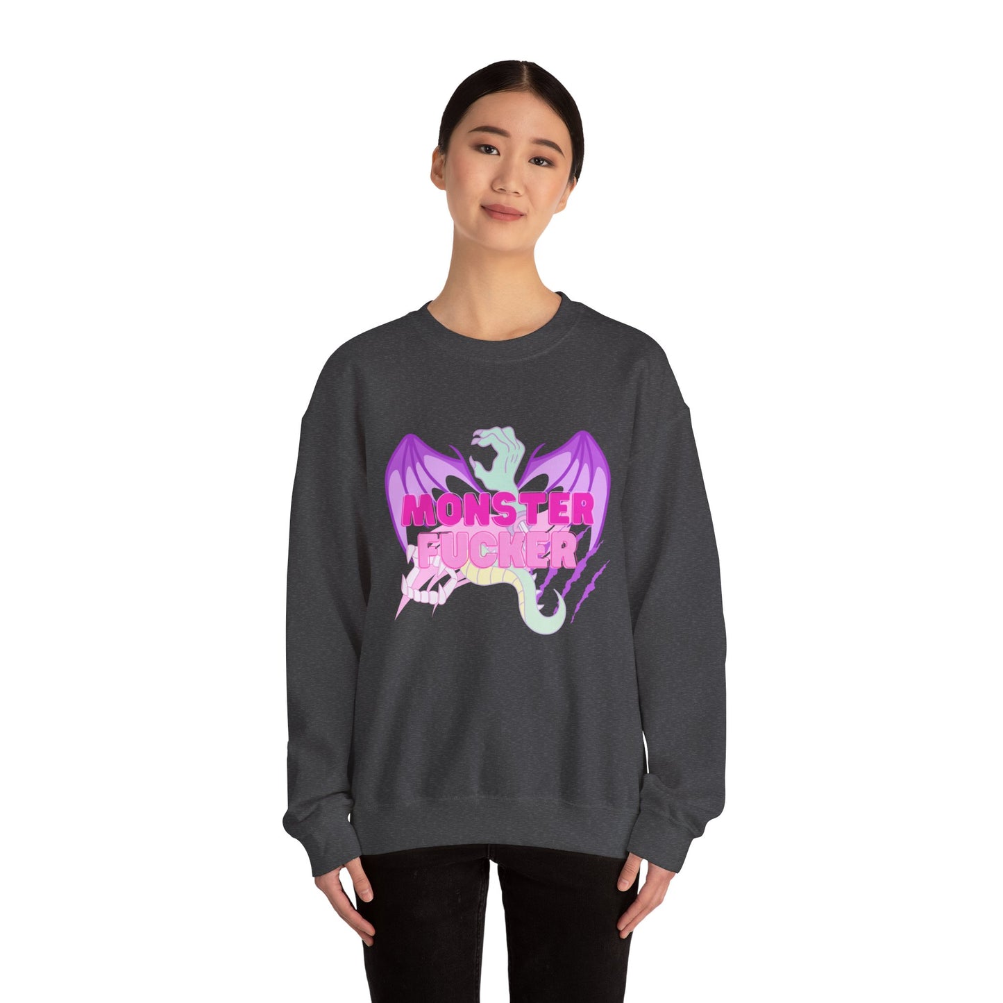 Monster Fucker Unisex Heavy Blend™ Crewneck Sweatshirt