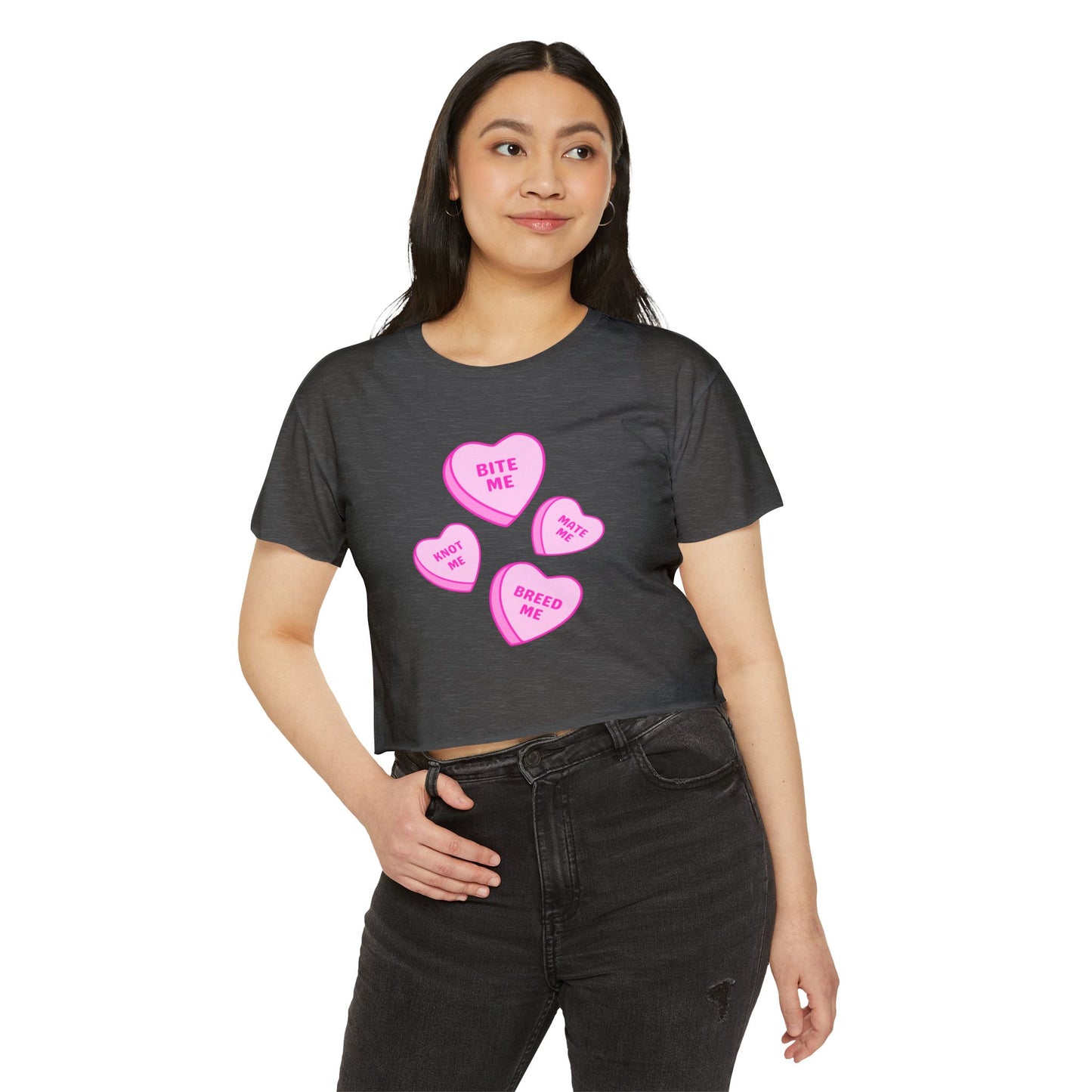 Knotty Hearts Women's Festival Crop Top