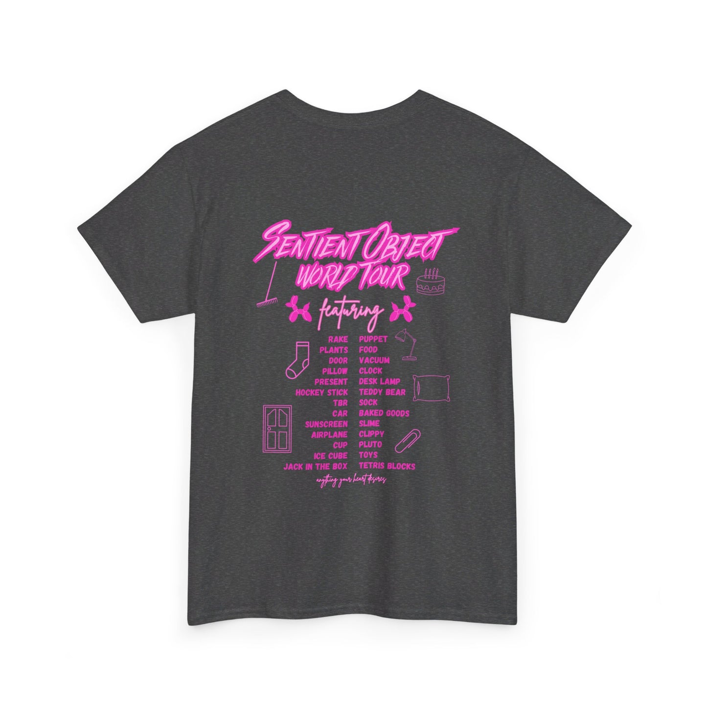 Sentient Object World Tour Unisex Heavy Cotton Tee