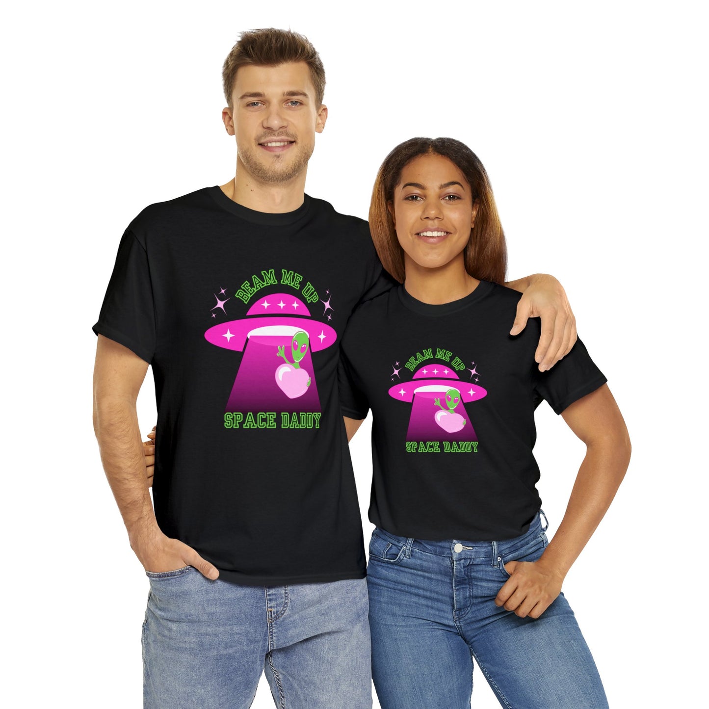 Space Daddy Unisex Heavy Cotton Tee
