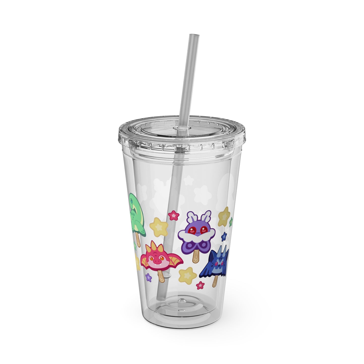 Monster Treats 2 Sunsplash Tumbler with Straw, 16oz