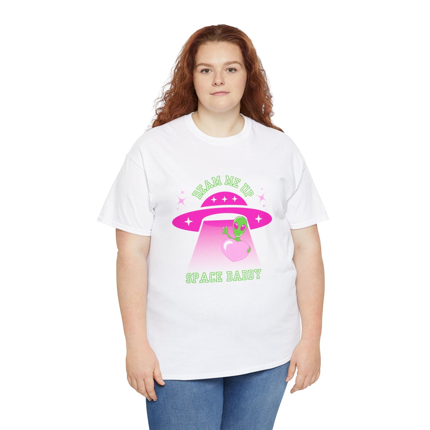 Space Daddy Unisex Heavy Cotton Tee