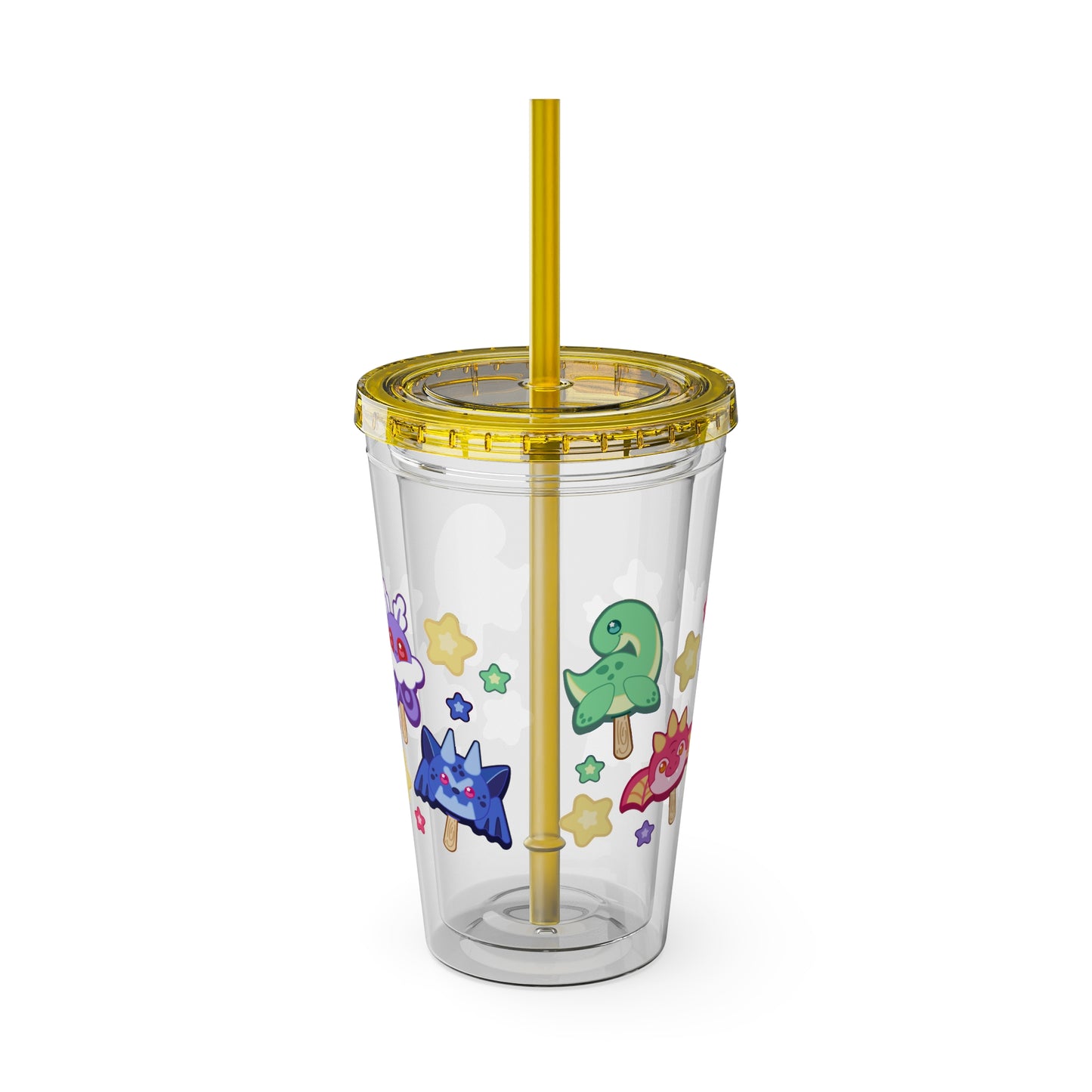 Monster Treats 2 Sunsplash Tumbler with Straw, 16oz