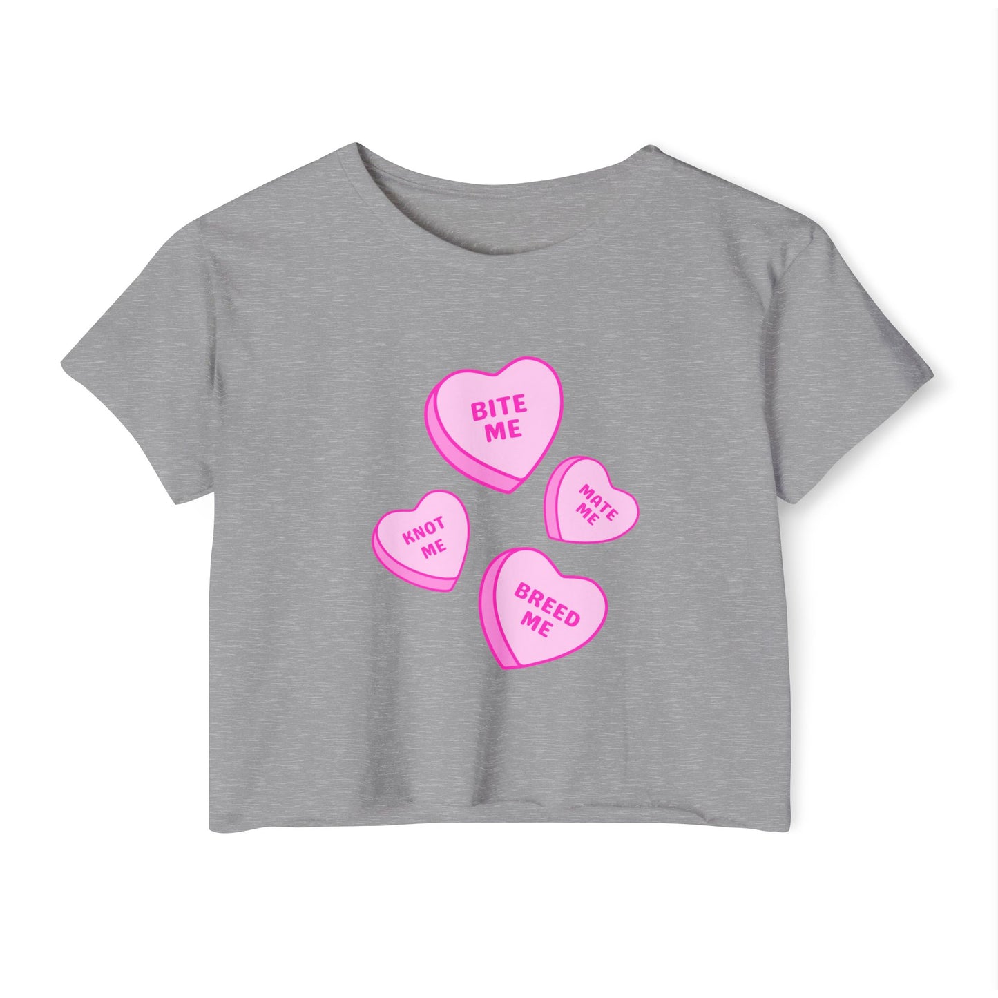 Knotty Hearts Women's Festival Crop Top