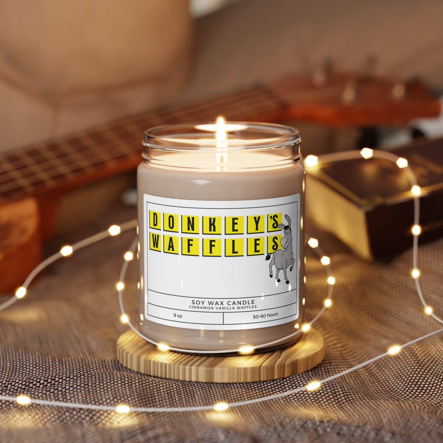 Donkey's Waffles Scented Soy Candle, 9oz