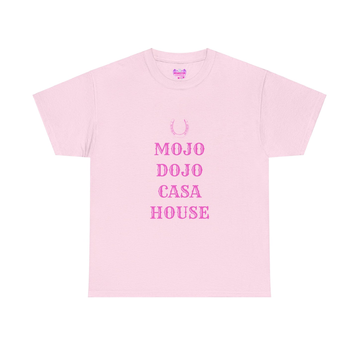 Mojo Dojo Casa House PINK Unisex Heavy Cotton Tee GILDAN