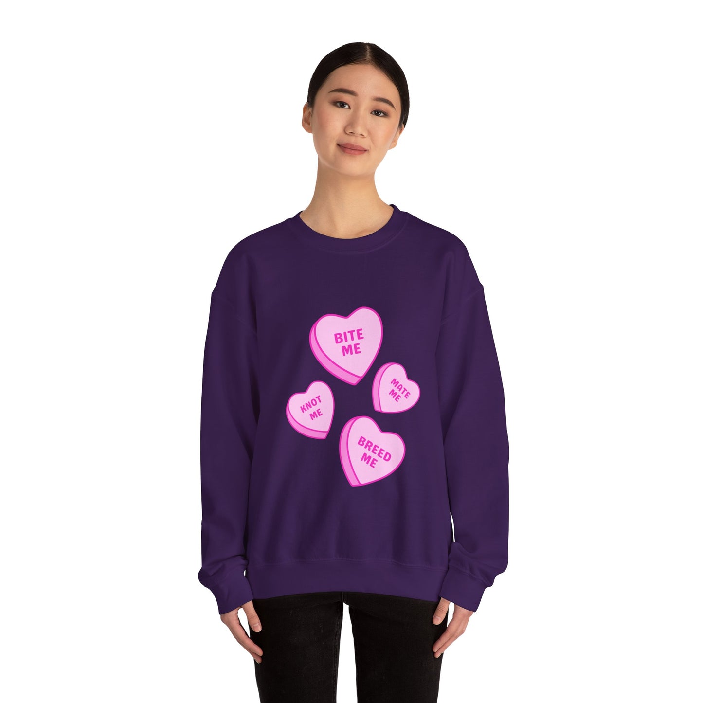 Knotty Hearts Unisex Heavy Blend™ Crewneck Sweatshirt