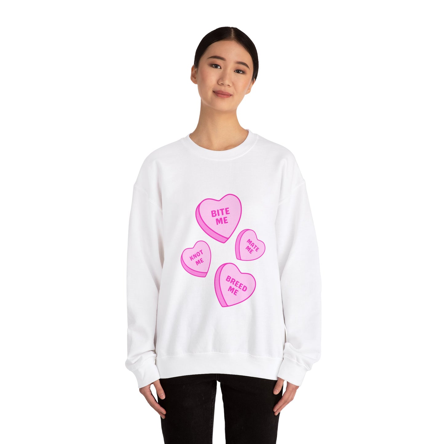 Knotty Hearts Unisex Heavy Blend™ Crewneck Sweatshirt