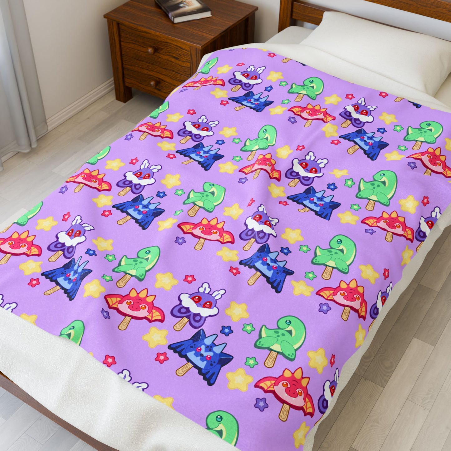 Monster Treats 2 Velveteen Plush Blanket