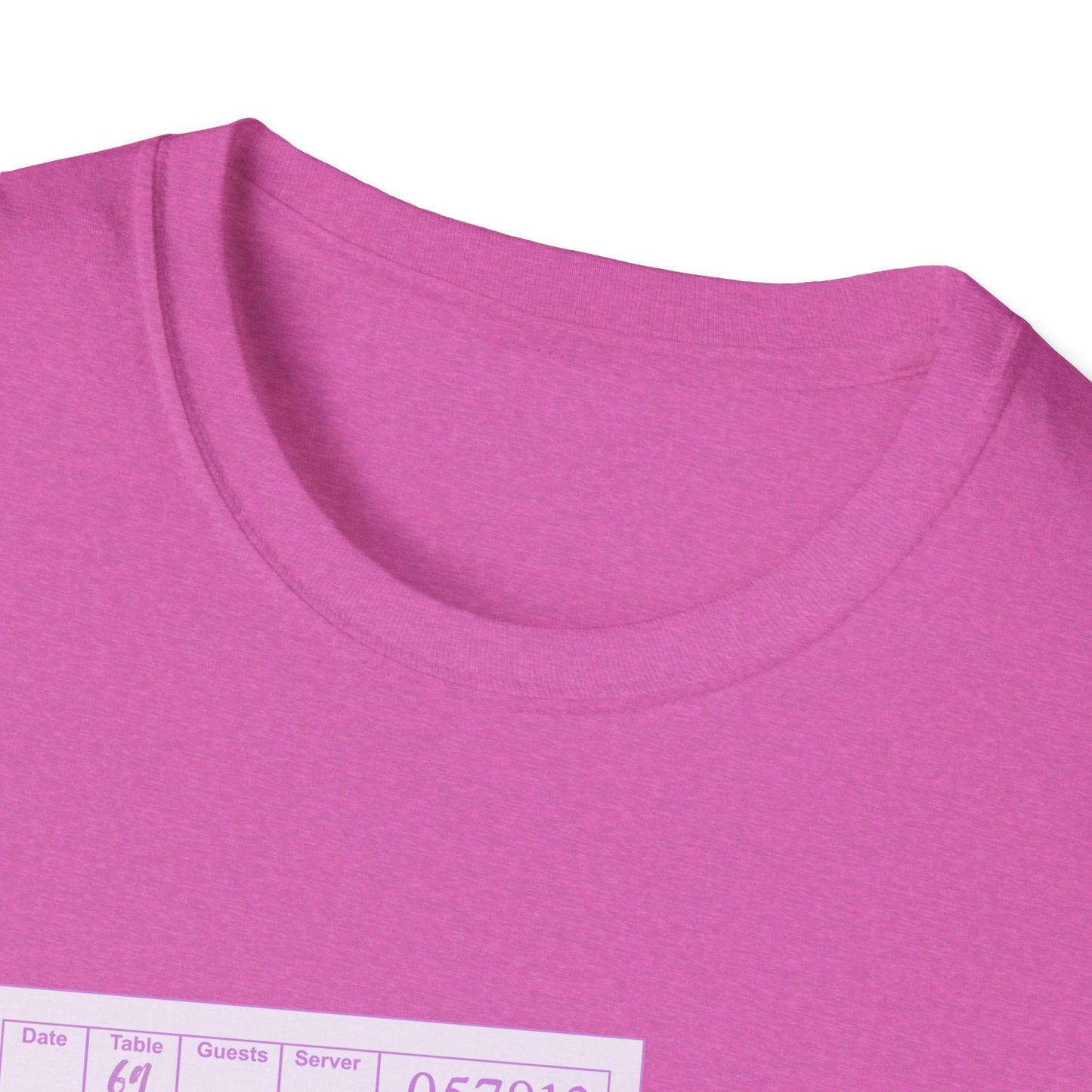 Guest Check Purple Unisex Softstyle T-Shirt