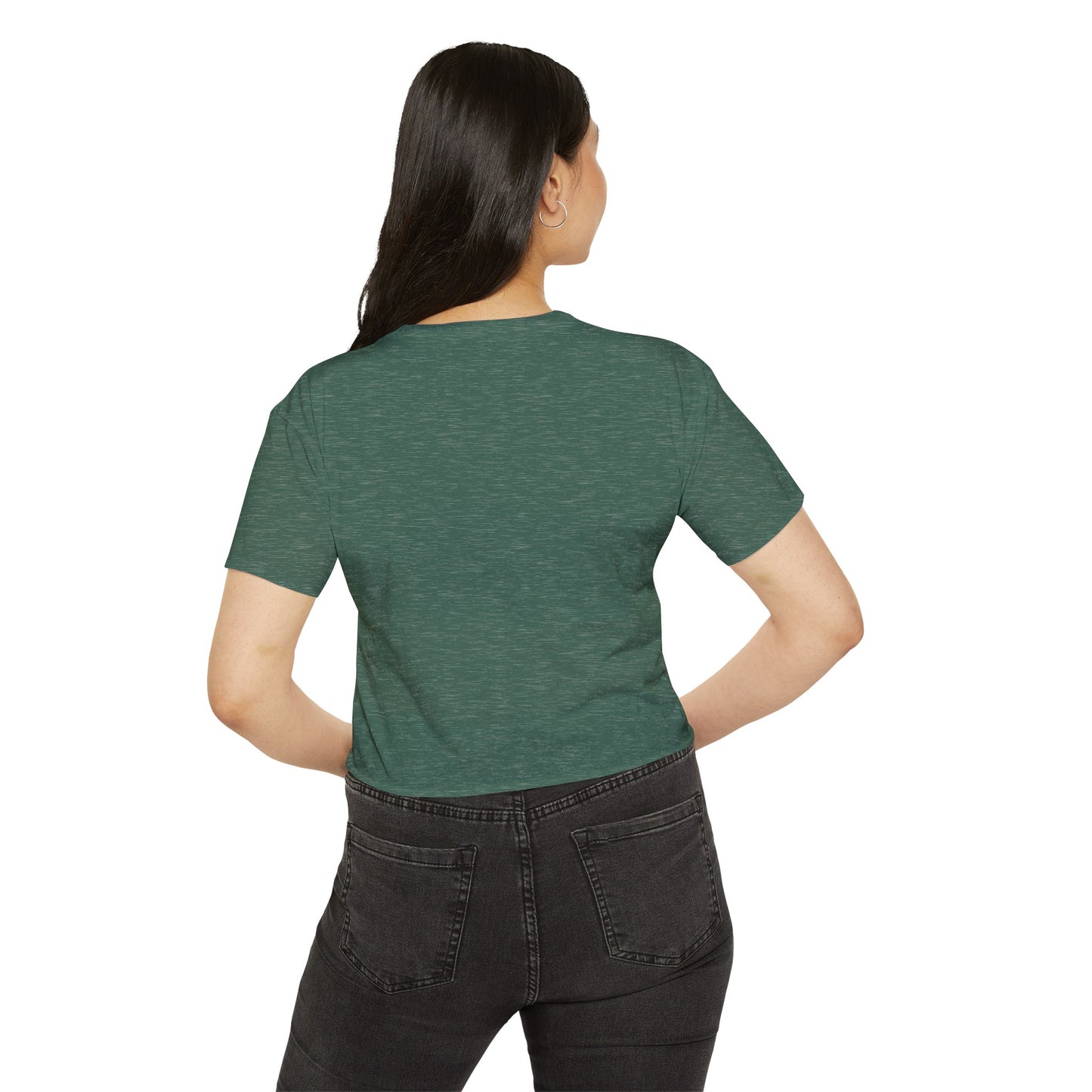 Checker Monster Lover Women's Festival Crop Top