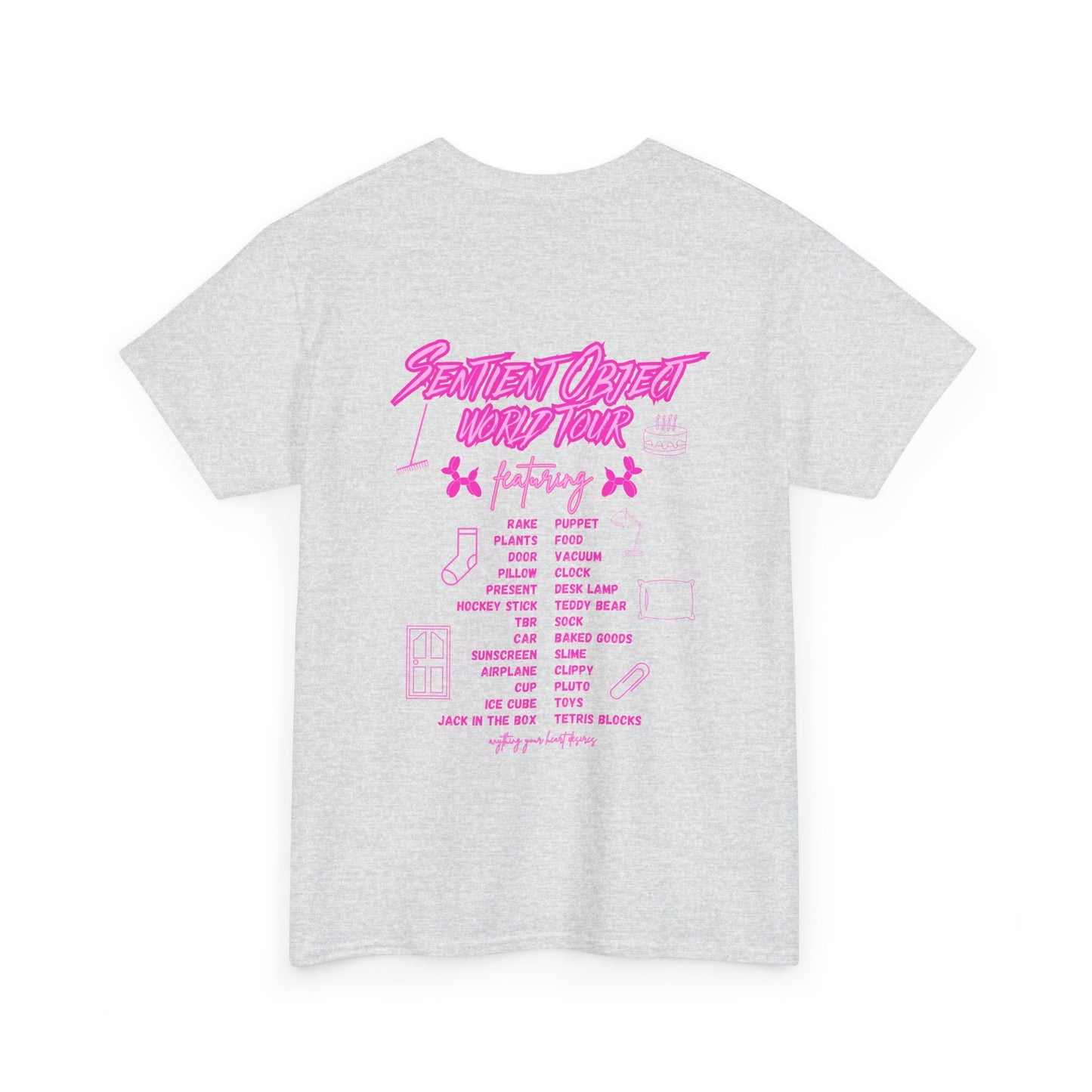 Sentient Object World Tour Unisex Heavy Cotton Tee