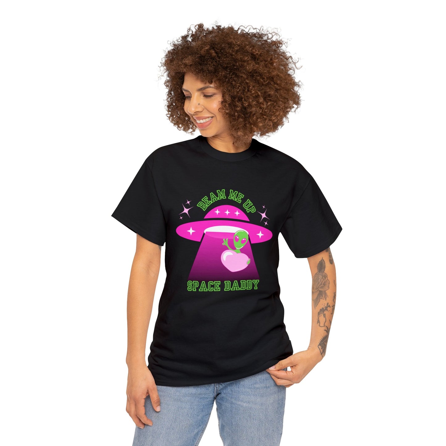 Space Daddy Unisex Heavy Cotton Tee