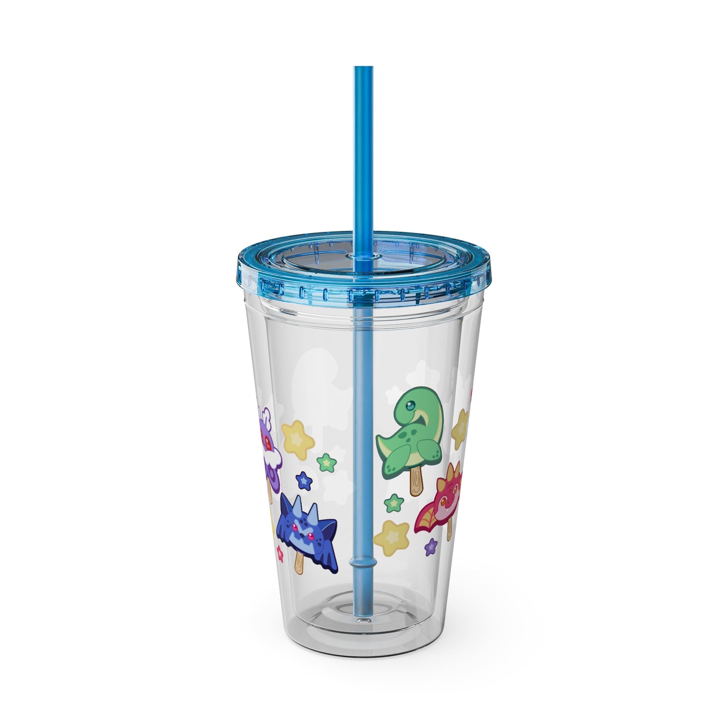 Monster Treats 2 Sunsplash Tumbler with Straw, 16oz