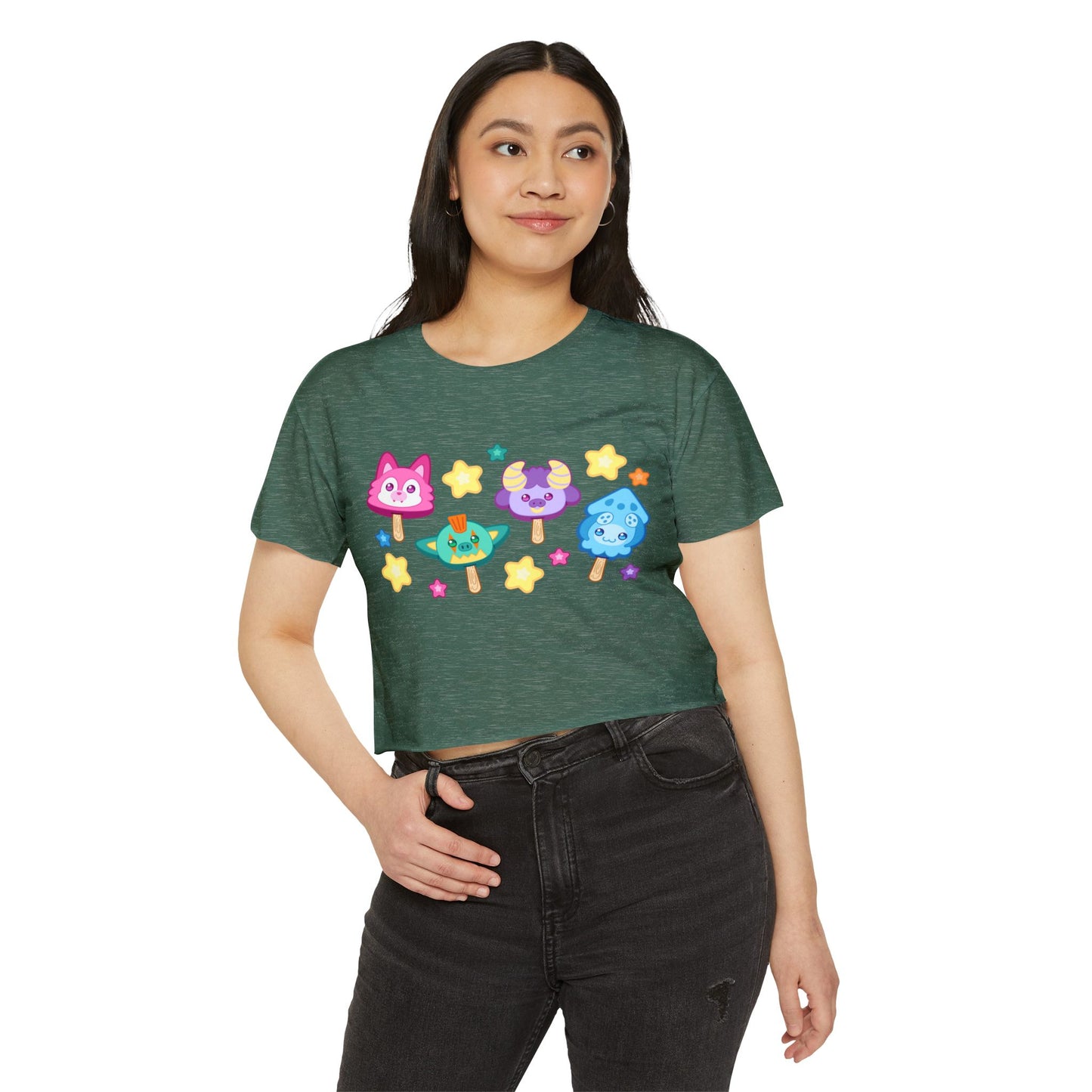 Monster Treats Women's Festival Crop Top