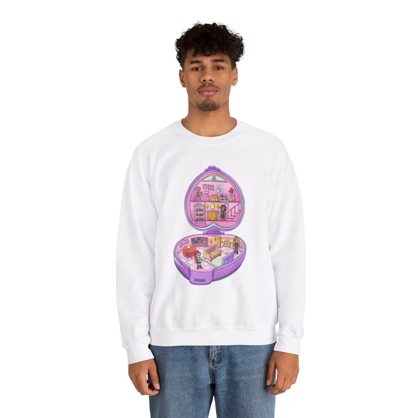 Monster Compact Unisex Heavy Blend™ Crewneck Sweatshirt