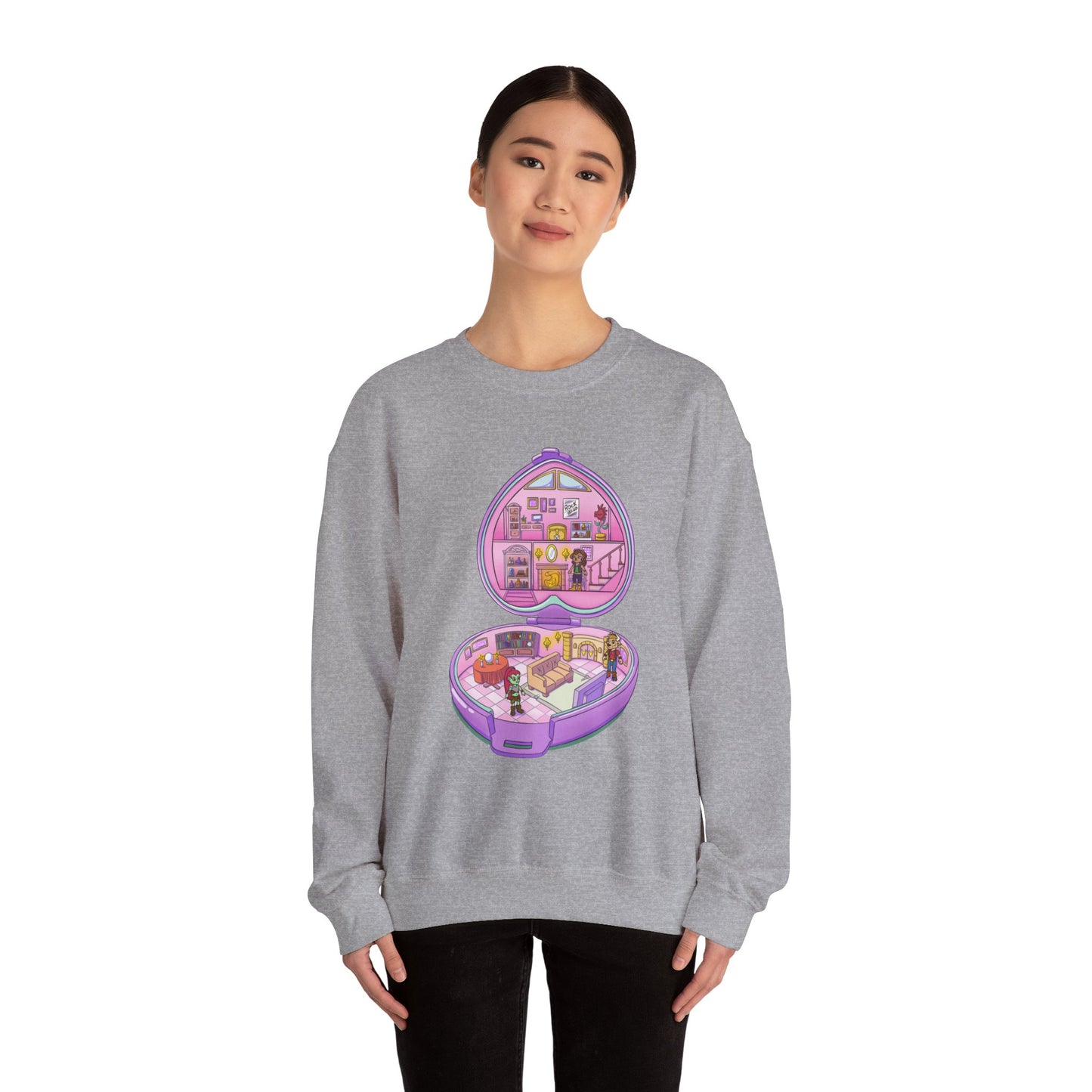 Monster Compact Unisex Heavy Blend™ Crewneck Sweatshirt