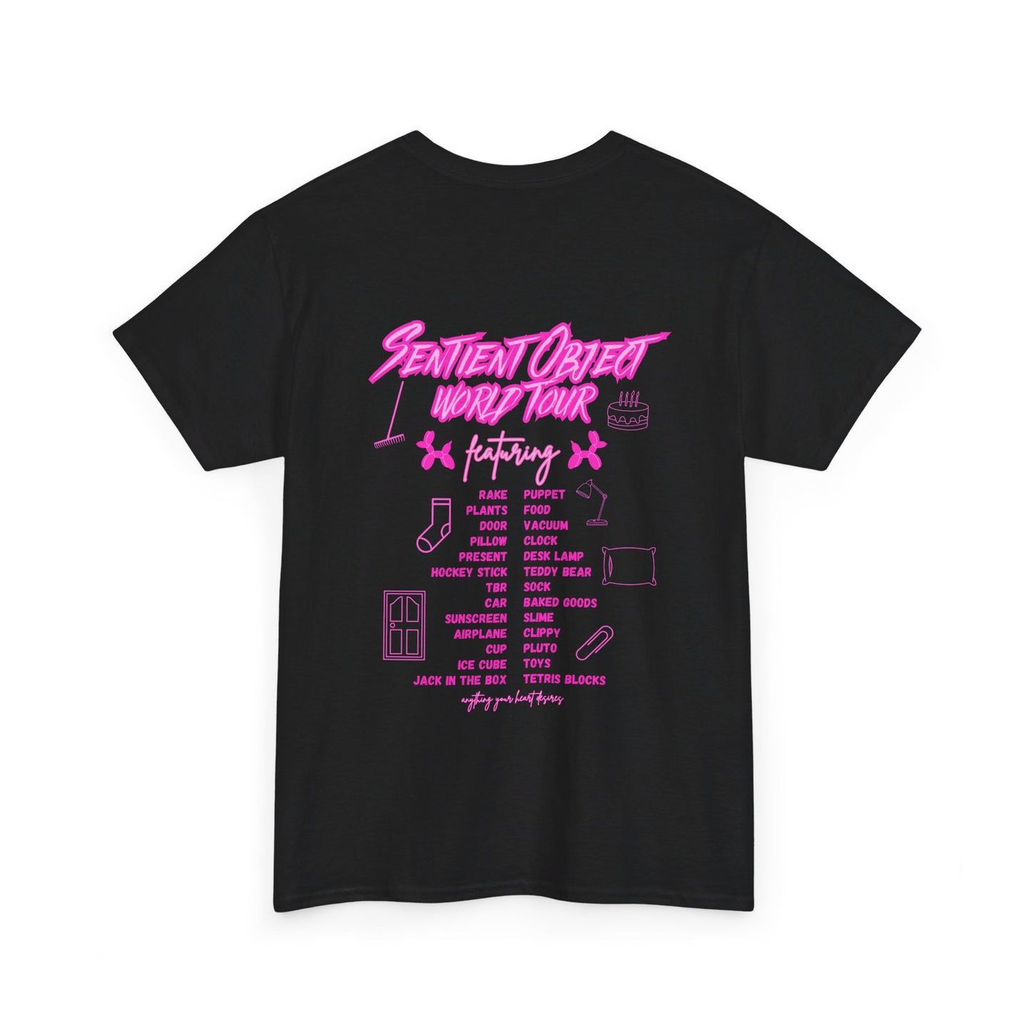 Sentient Object World Tour Unisex Heavy Cotton Tee