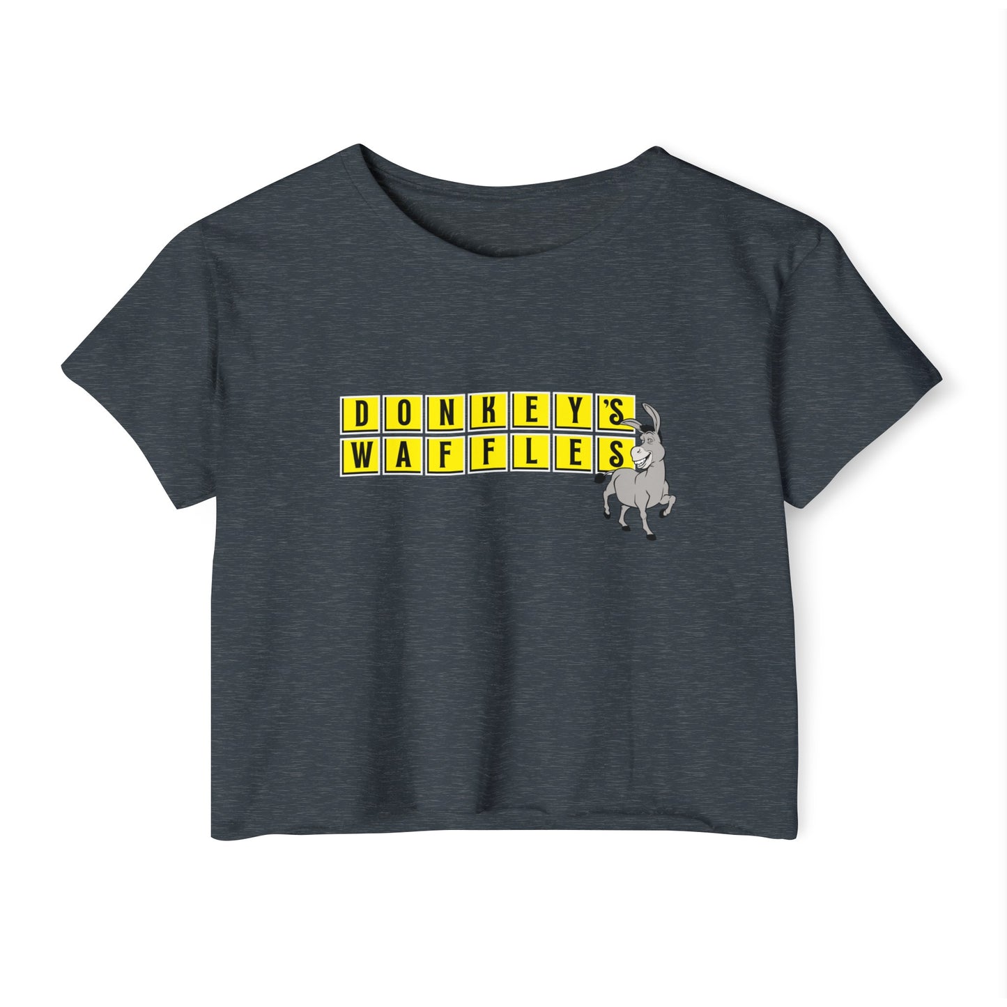 Donkey's Waffles Women's Festival Crop Top