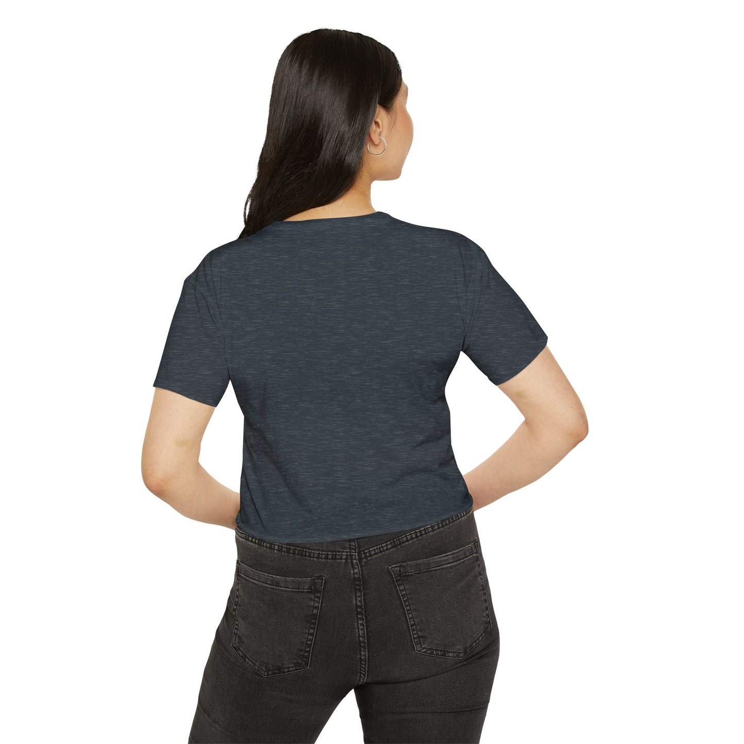 Candy Hearts Tropes Women's Festival Crop Top