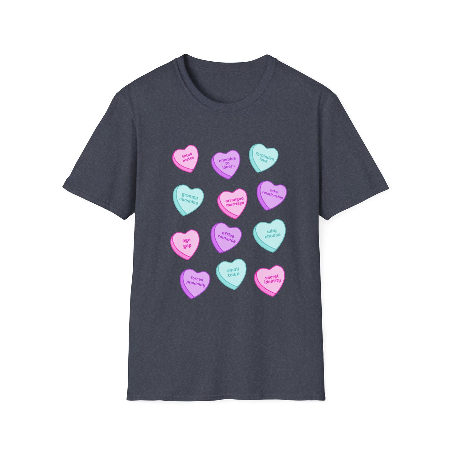 Candy Hearts Tropes Unisex Softstyle T-Shirt