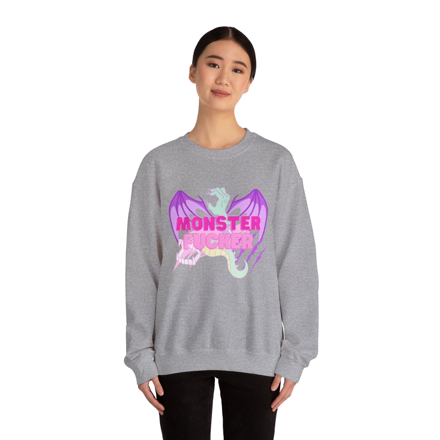 Monster Fucker Unisex Heavy Blend™ Crewneck Sweatshirt
